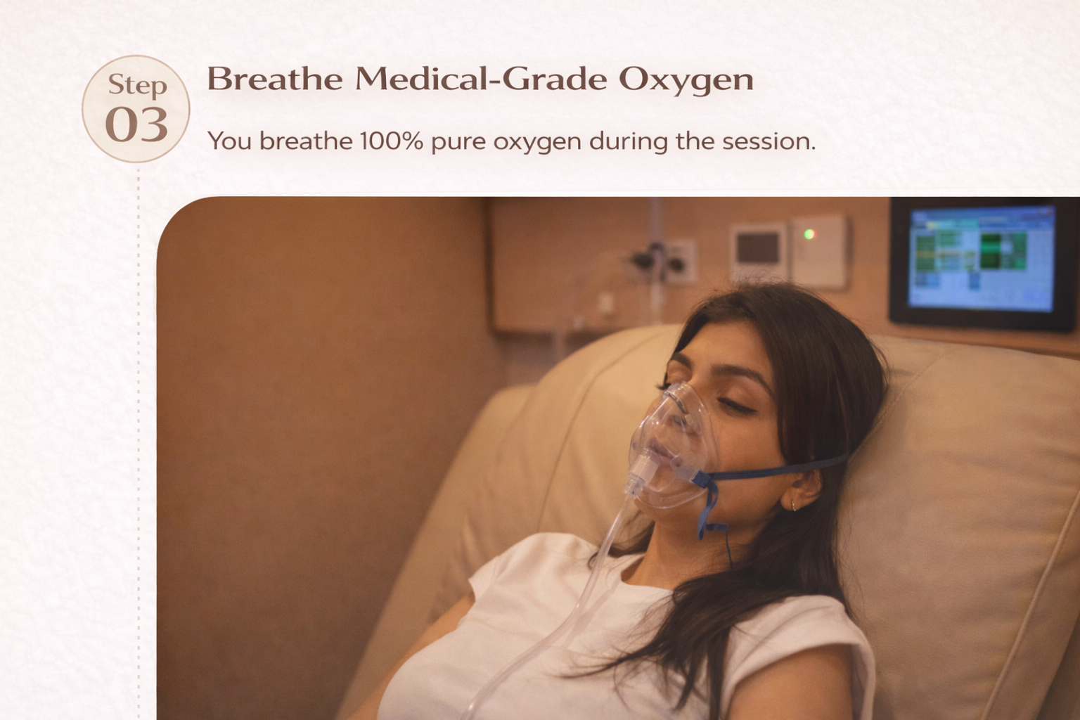 Step 3 - Breathe Pure Oxygen